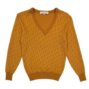 Dior Vintage Logo Sweater - Gold